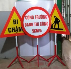 Biển báo công trường có sẵn tạI Hà Nội