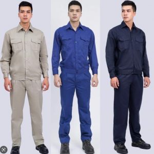 Quần áo bảo hộ vải kaki nam định