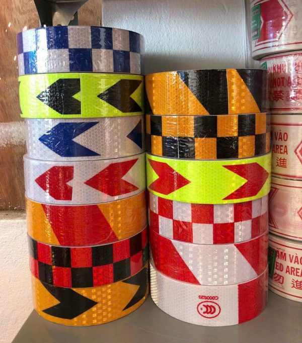 Băng dính phản quang, cuộn dán phản quang giá rẻ tại Hà Nội