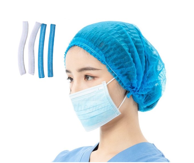 mũ con sâu y tế, mũ phòng sạch dùng 1 lần