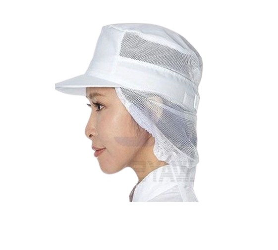 mũ trùm tóc phối lưới cho công nhân thực phẩm